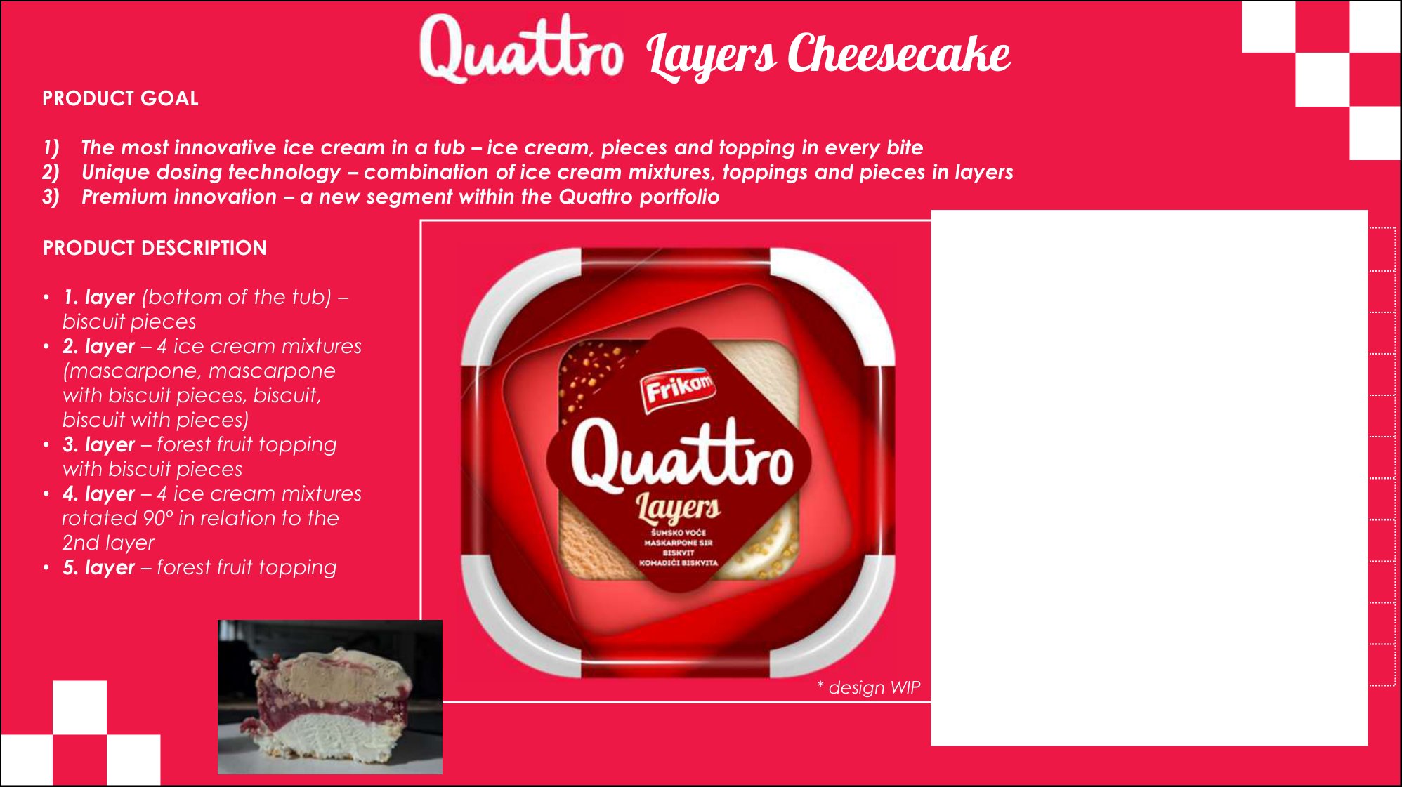 Quattro Layers Cheesecake